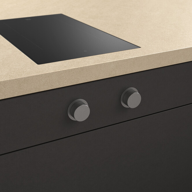 V-ZUG Externe Drehschalter (2 Stück) für CookTop V2000 I302, I402, Platinum