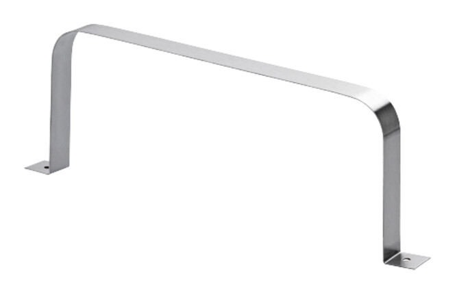 V-ZUG Prime Montagebügel, Edelstahl für Flachkanal, B 222 x H 93 mm