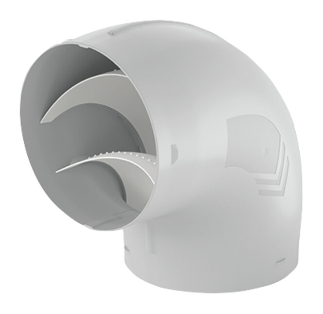 V-ZUG Prime Rohrbogen 90°,  Stutzen ø 150 mm